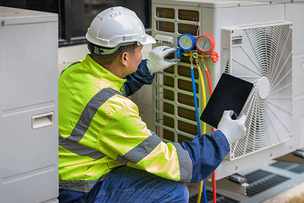 Professional Hvac technician working in Liberty, NC